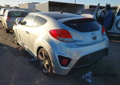 2013 Hyundai Veloster Turbo W/Blue z USA, uszkodzony, nr VIN KMHTC6AE2DU082406